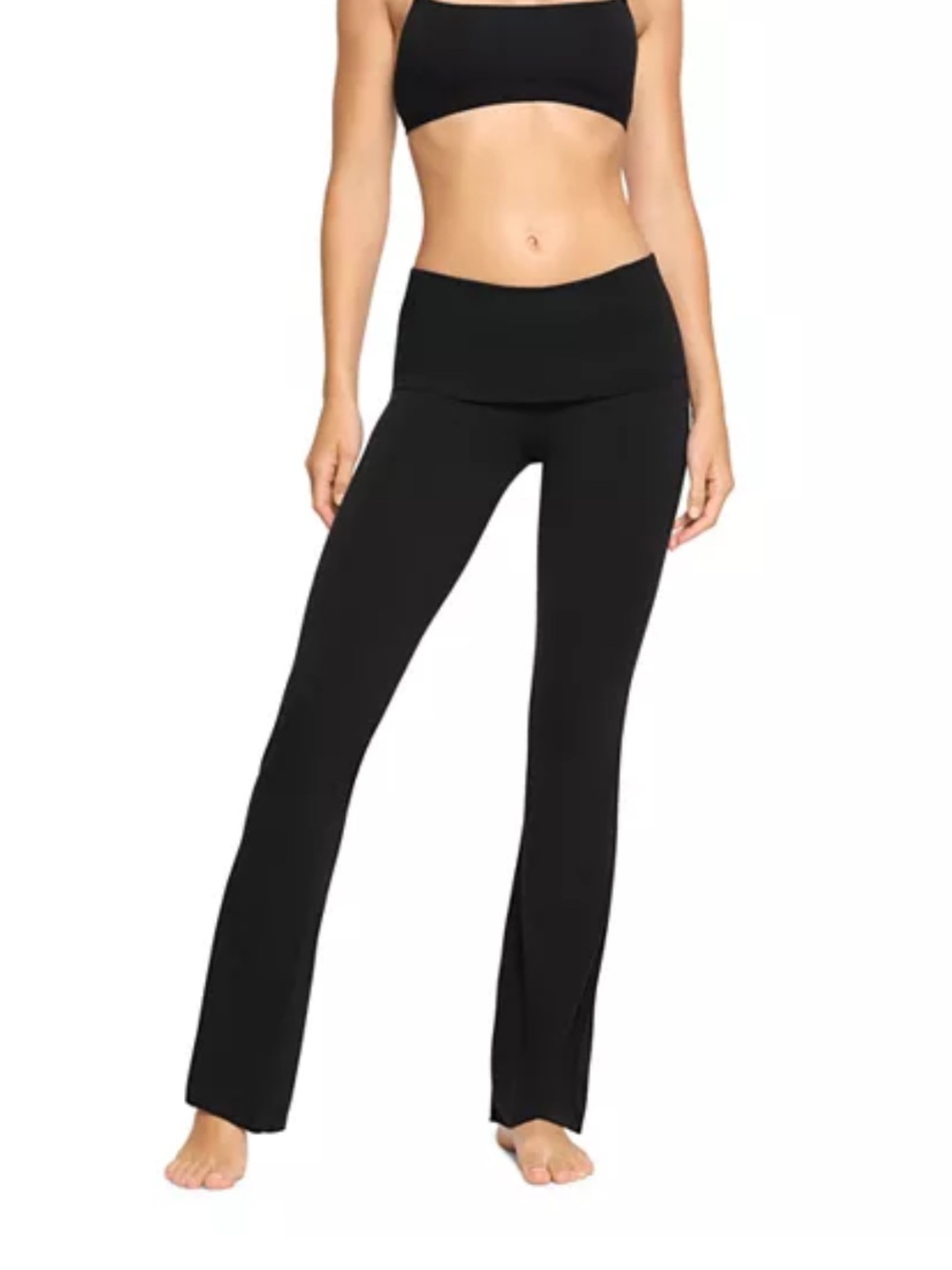 SKIMS Cotton Jersey foldover waist pants
